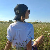 Casquette unisexe en Chanvre artisanal indigo